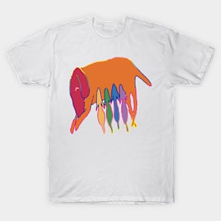 Rainbow Dog T-Shirt